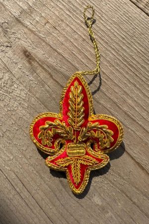 Fleur de lis Red
