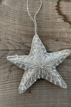 Star Silver Beads & Sequins