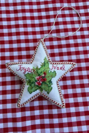 Holly & Berries in Star